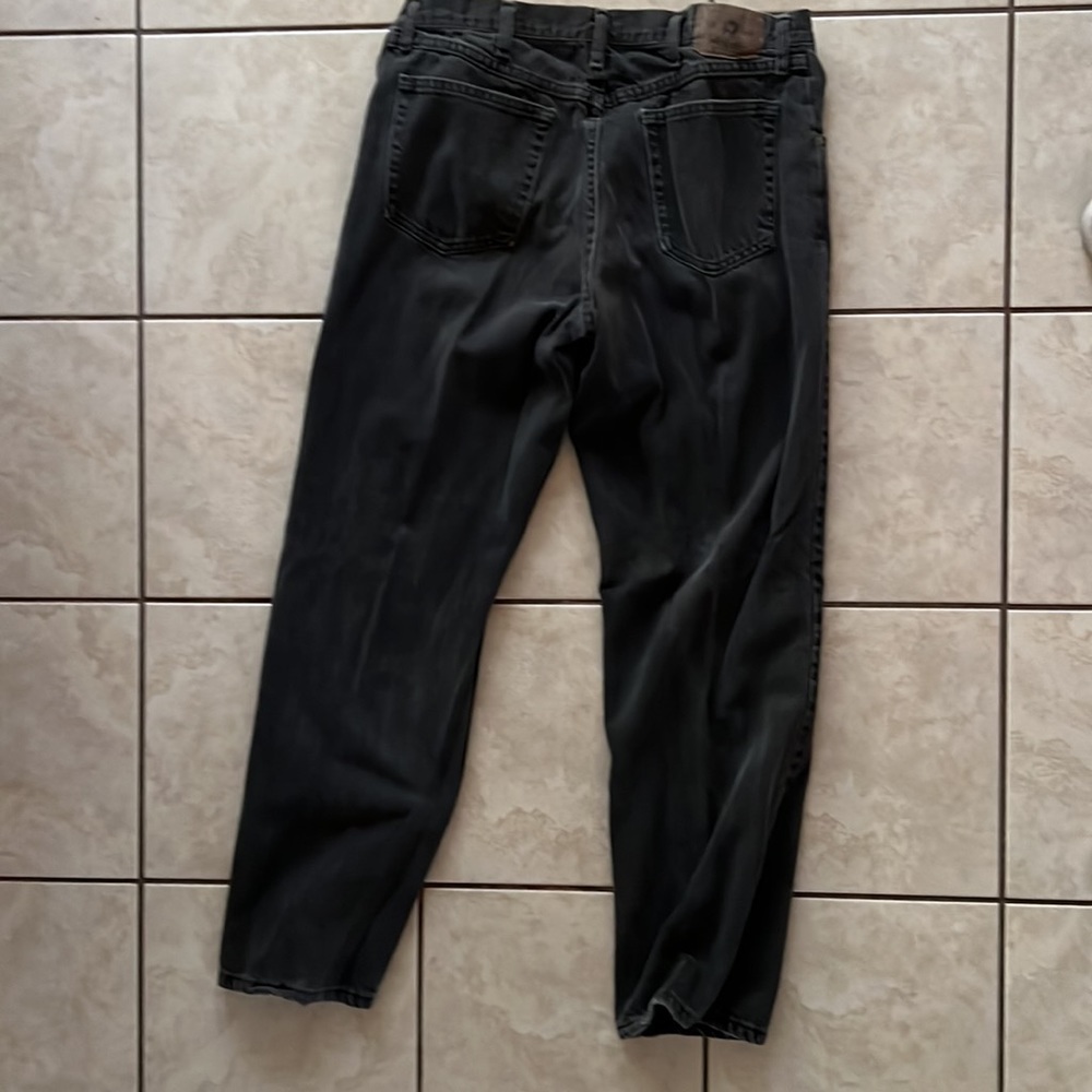 Washed Black Wrangler Jeans - Picture 2 of 3